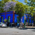 MEX CDMX Coyoacan 2019MAR29 FridaKahlo 001  We arrived at the world renowned   Museo Frida Kahlo   ( Frida Kahlo Museum ) in  Coyoacán  just after midday to find queues of people stretching literally and physically around the block. : - DATE, - PLACES, - TRIPS, 10's, 2019, 2019 - Taco's & Toucan's, Americas, Central, Coyoacán, Day, Frida Kahlo Museum, Friday, March, Mexico, Mexico City, Month, North America, Year